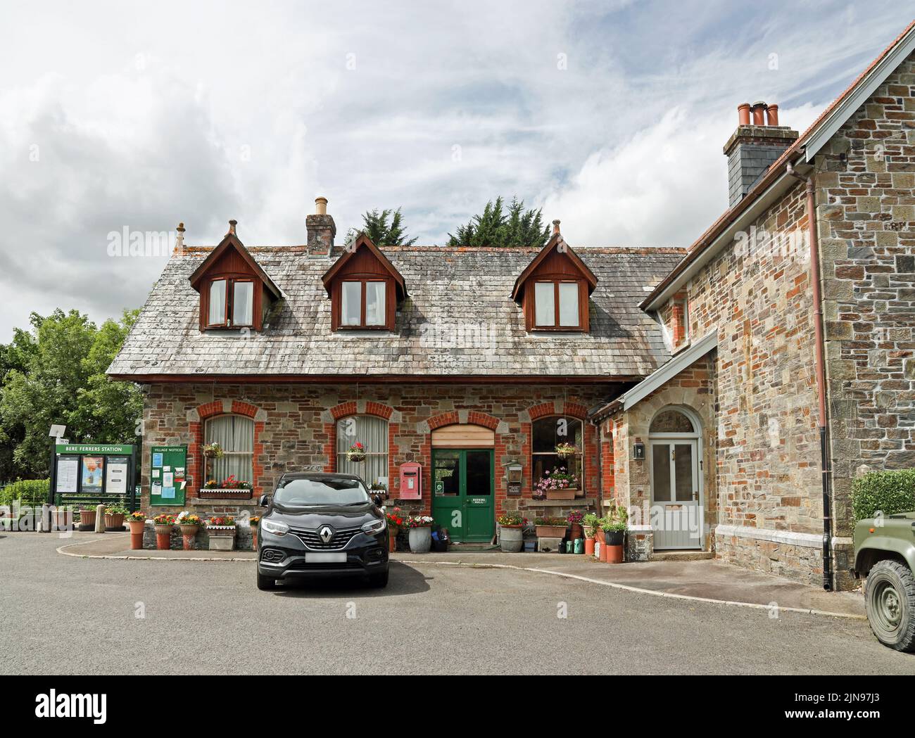 La salle de réservation à la gare de Bere Ferriers à Devon, qui fait maintenant partie du centre du patrimoine Tamar Belle. Banque D'Images