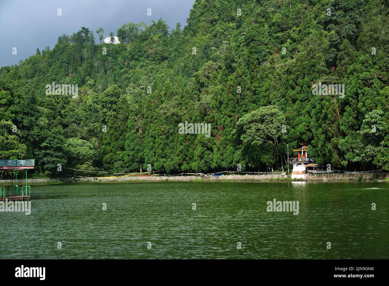 20 juin 2022, Inde. Lac Aritar (Ghati-TSO) ou lac Lampokhari situé dans le district de Sikkim est de l'État indien de Sikkim. Banque D'Images