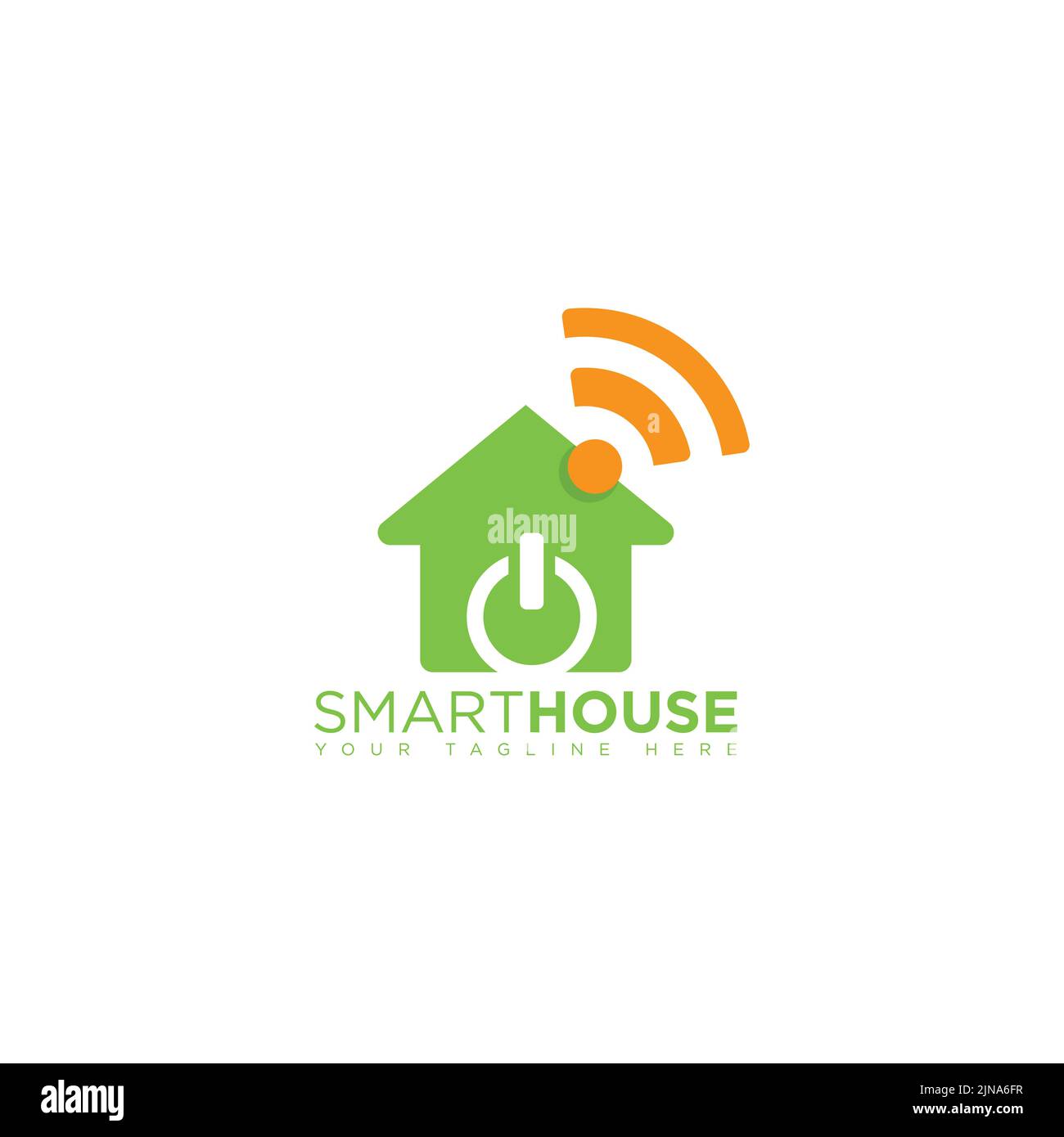 Modèle de logo Smart House. Illustration d'élément simple. Peut être utilisé pour le Web et le mobile. Illustration de Vecteur