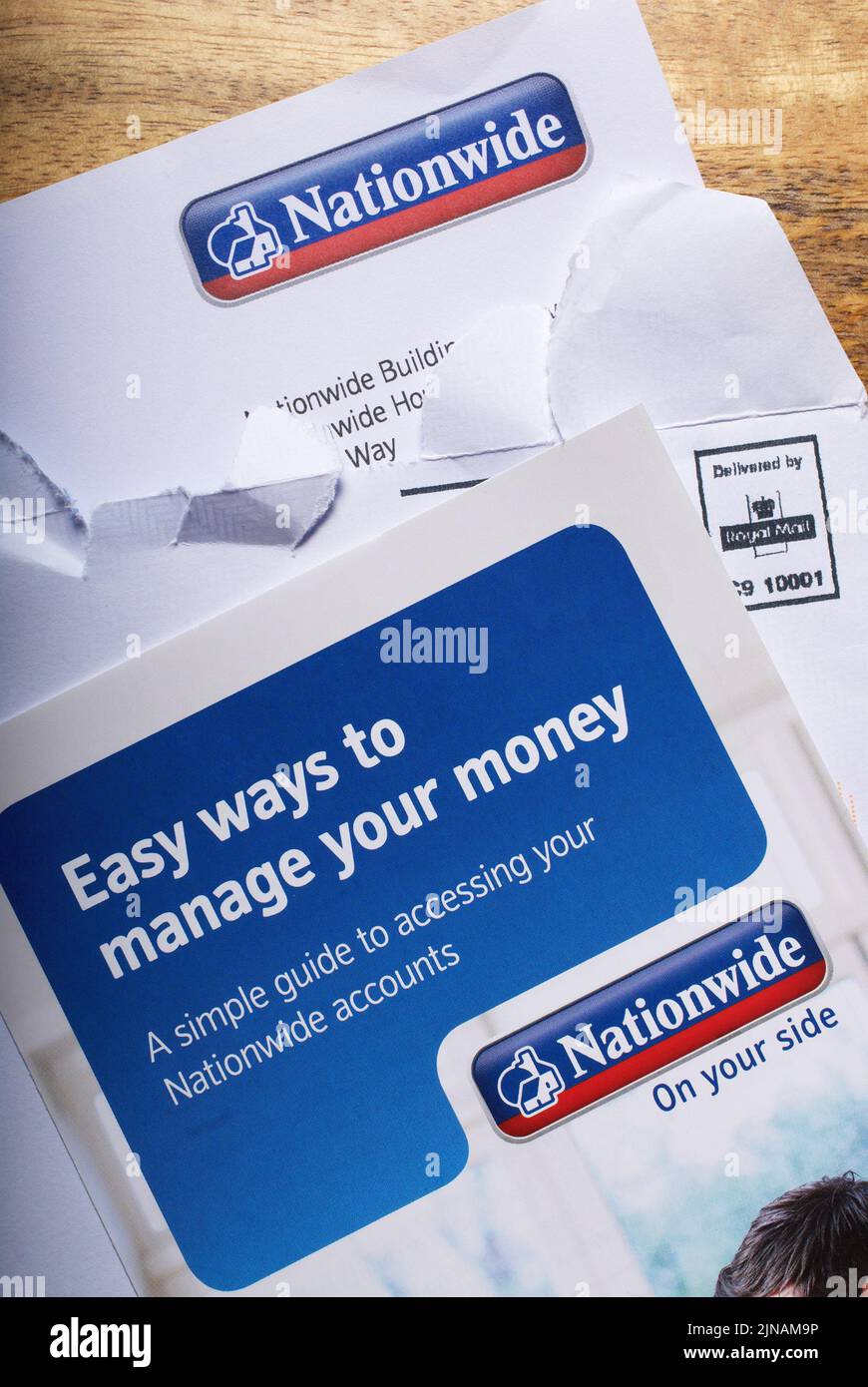 Direct mail de Nationwide Building society Banque D'Images