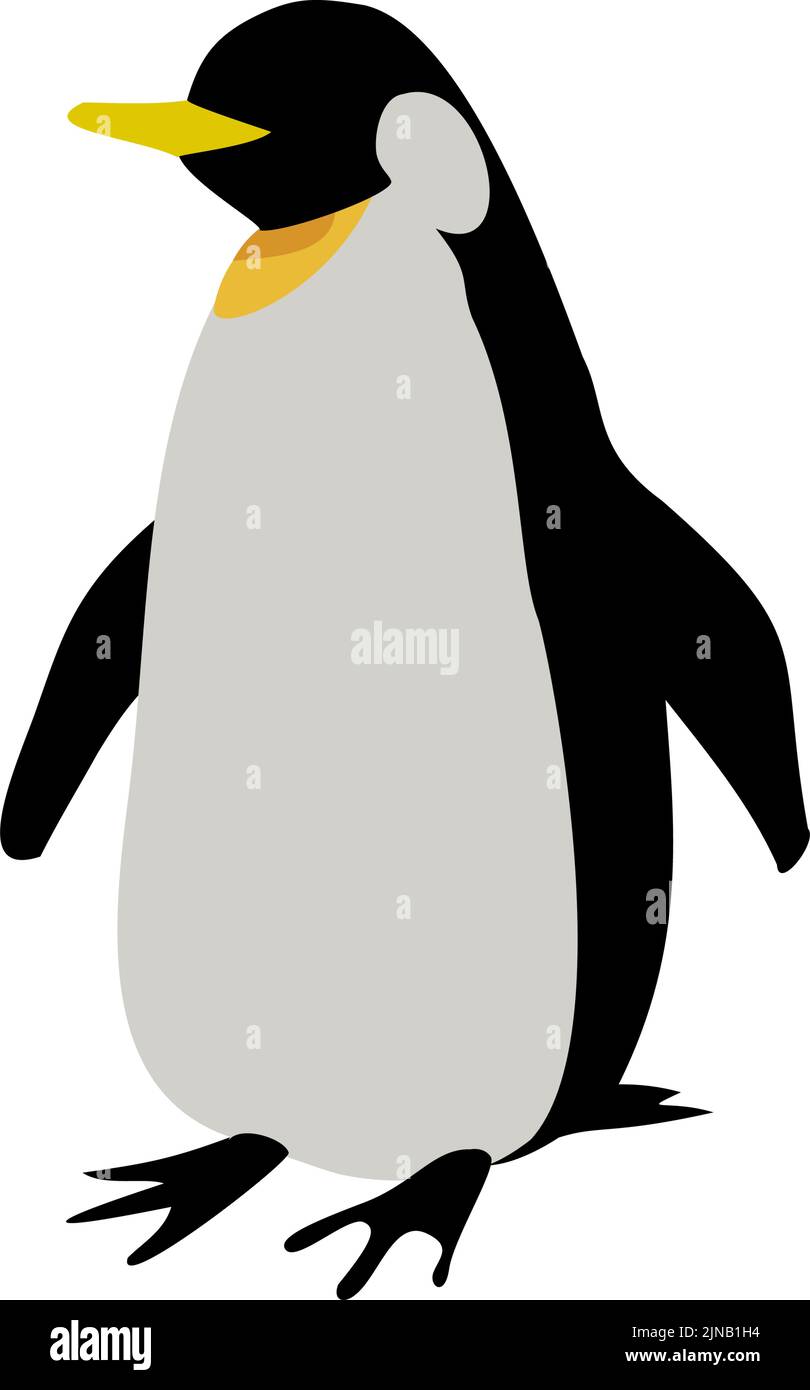 Vie marine, pingouins, debout Illustration de Vecteur