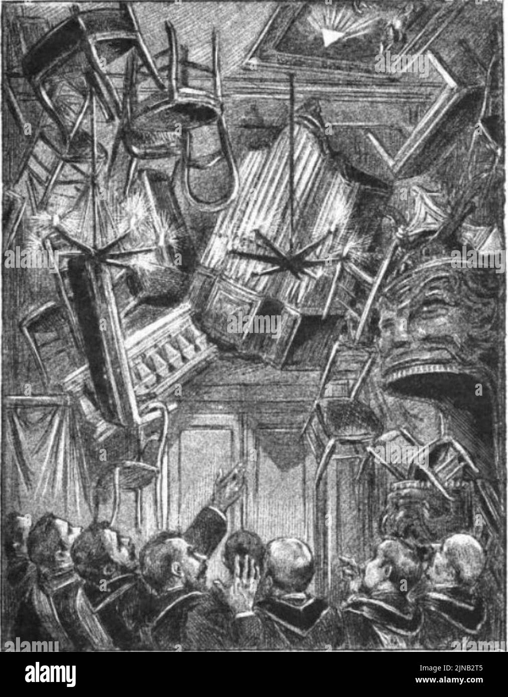 Taxil, Hacks, le Diable au XIXème siècle, p217 Banque D'Images