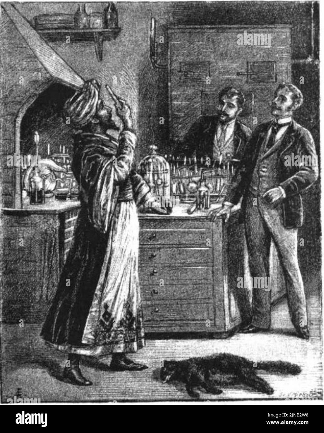 Taxil, Hacks, le Diable au XIXème siècle, p545 Banque D'Images