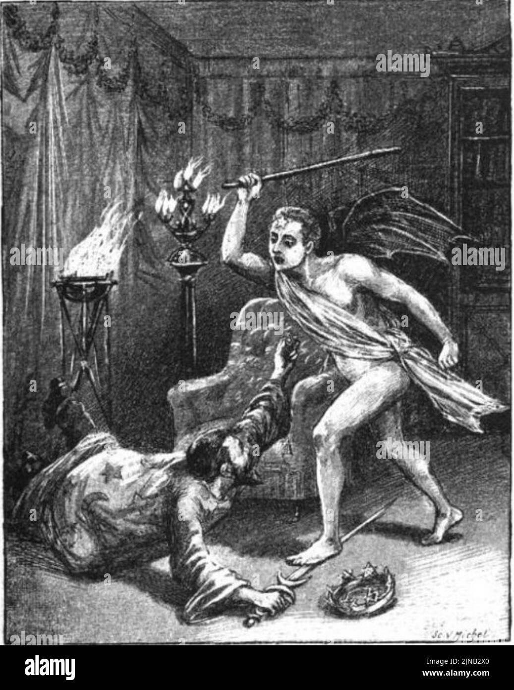 Taxil, Hacks, le Diable au XIXème siècle, p489 Banque D'Images
