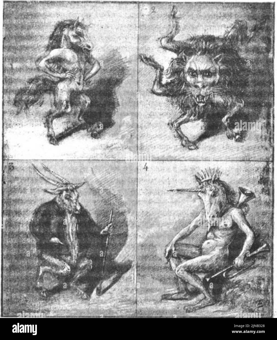 Taxil, Hacks, le Diable au XIXème siècle, P905 Banque D'Images