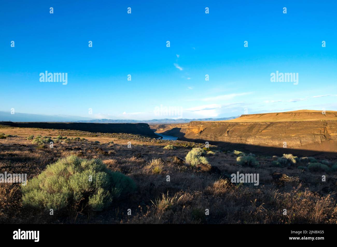 Snake River Canyon, Idaho, États-Unis, dans l'aire nationale de conservation des oiseaux de proie de Morley Nelson River en 2022. Banque D'Images