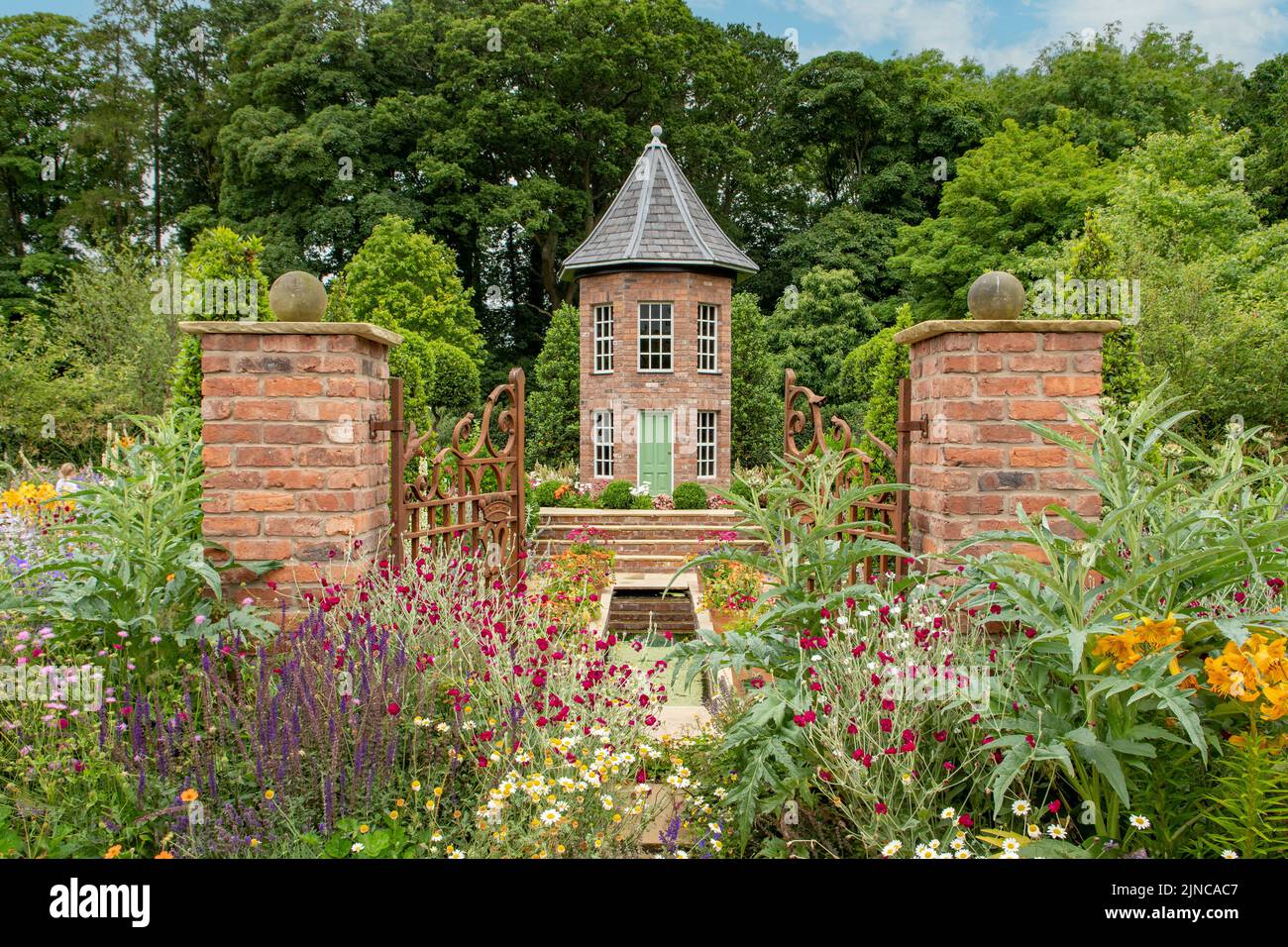 Jardin du Jubilé de platine, Château d'Antrim, Antrim, irlande du Nord Banque D'Images