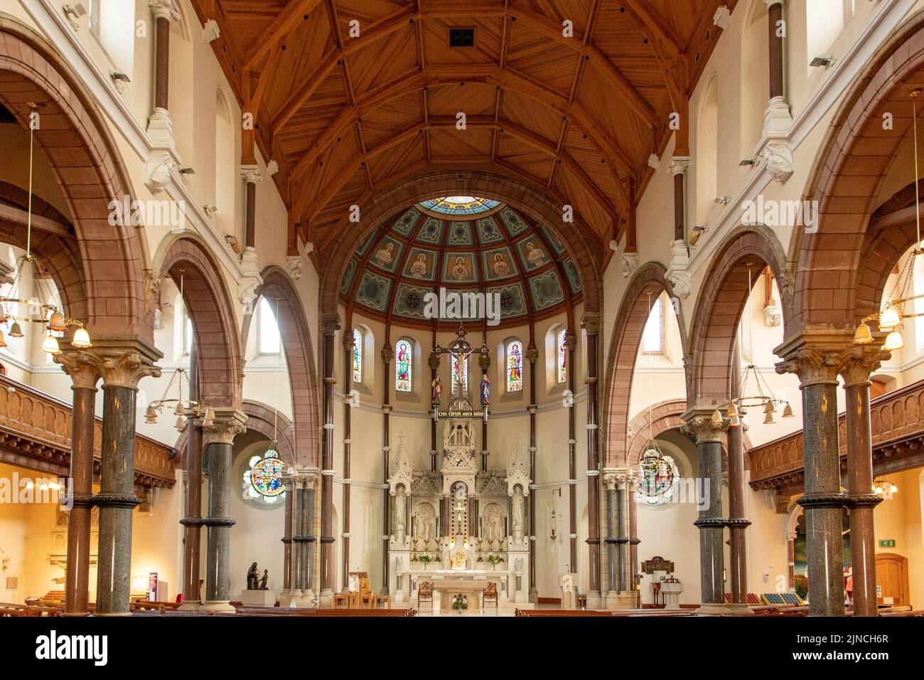 À l'intérieur de l'église St Patrick, Belfast, Irlande du Nord Banque D'Images