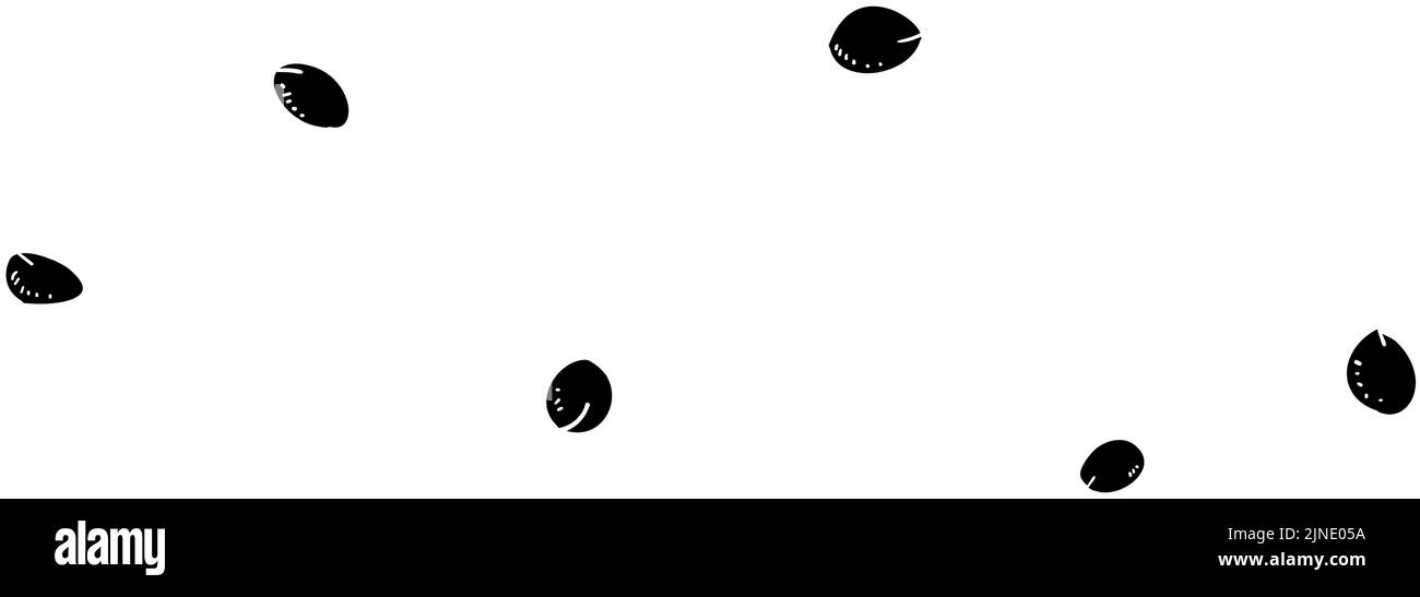 Illustration botanique : petit écrou d'arbre Illustration de Vecteur