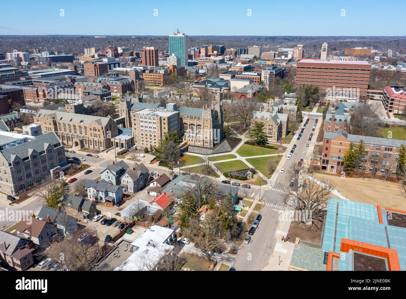 Université du Michigan, Ann Arbor, Michigan, USA Banque D'Images