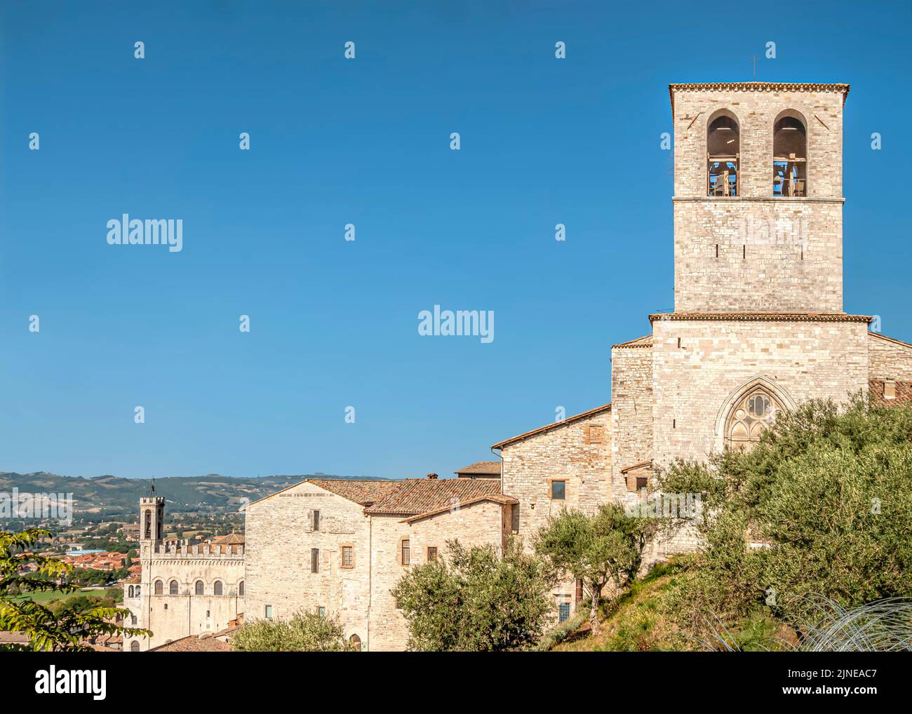 Basilique de San Francesco d'Assise, Assise, Ombrie, Italie Banque D'Images