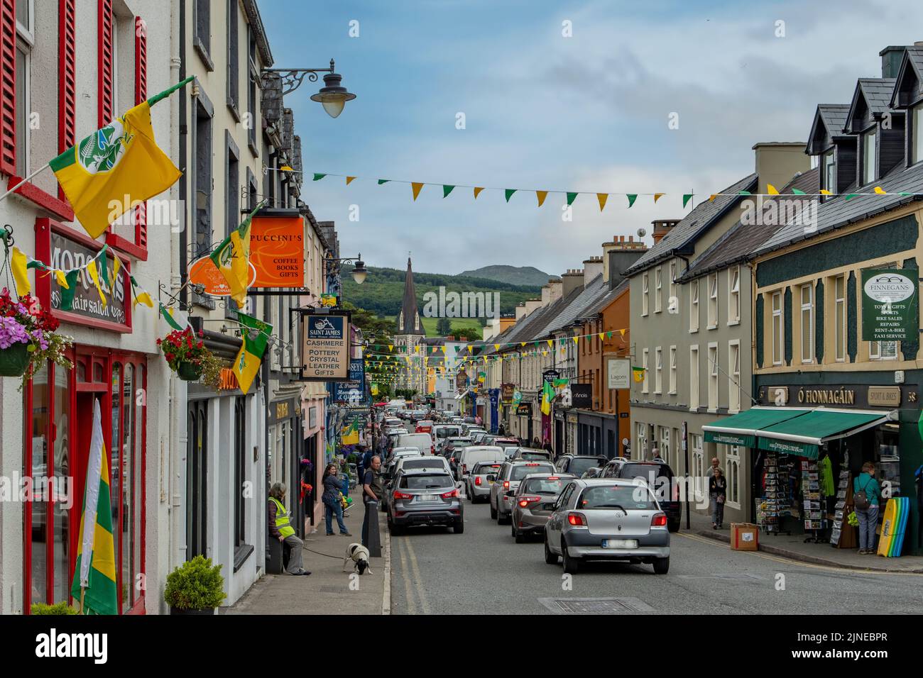 Henry Street, Kenmare, Co. Kerry, Irlande Banque D'Images