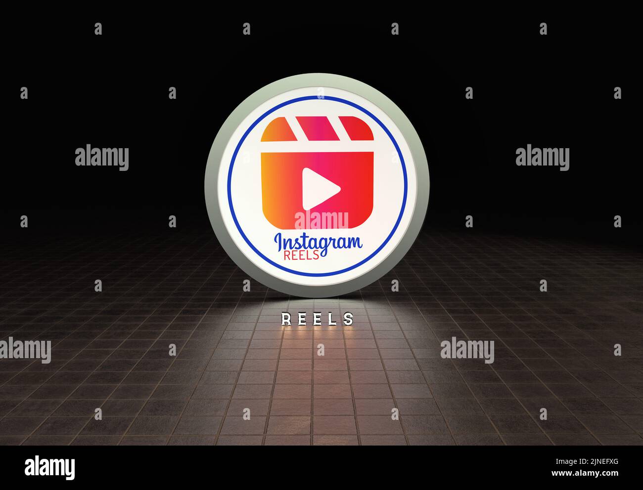 bobines instagram, bobines instagram arrière-plans Banque D'Images