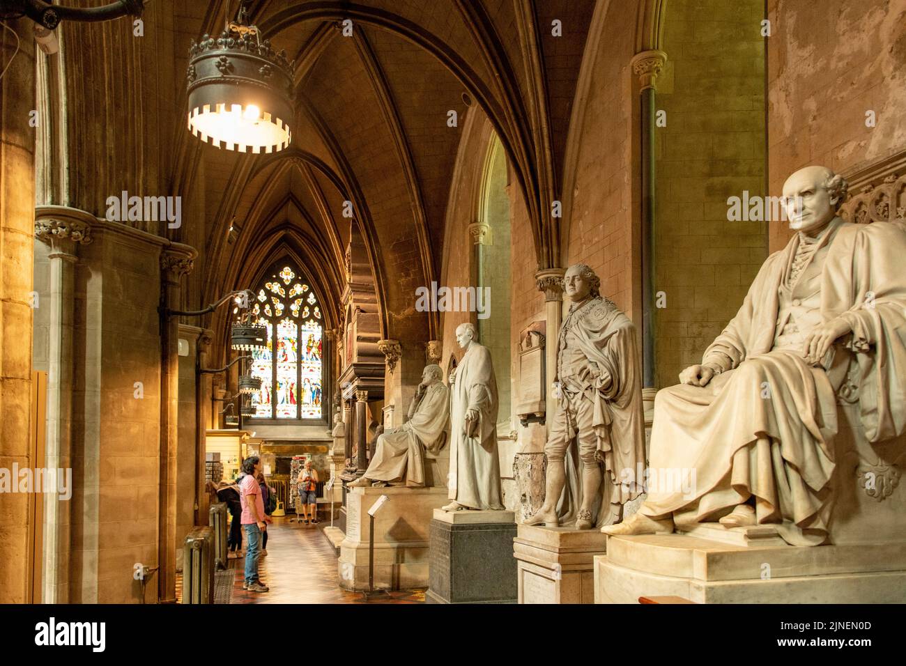 À l'intérieur de la cathédrale Saint-Patrick, Dublin, Irlande Banque D'Images