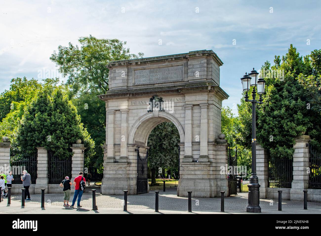 Fusilier Arch, St Stephen's Green, Dublin Banque D'Images