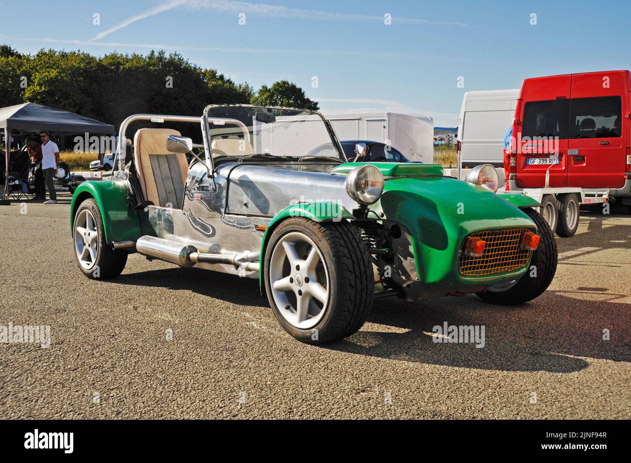 Lotus Seven au Track Day France Banque D'Images