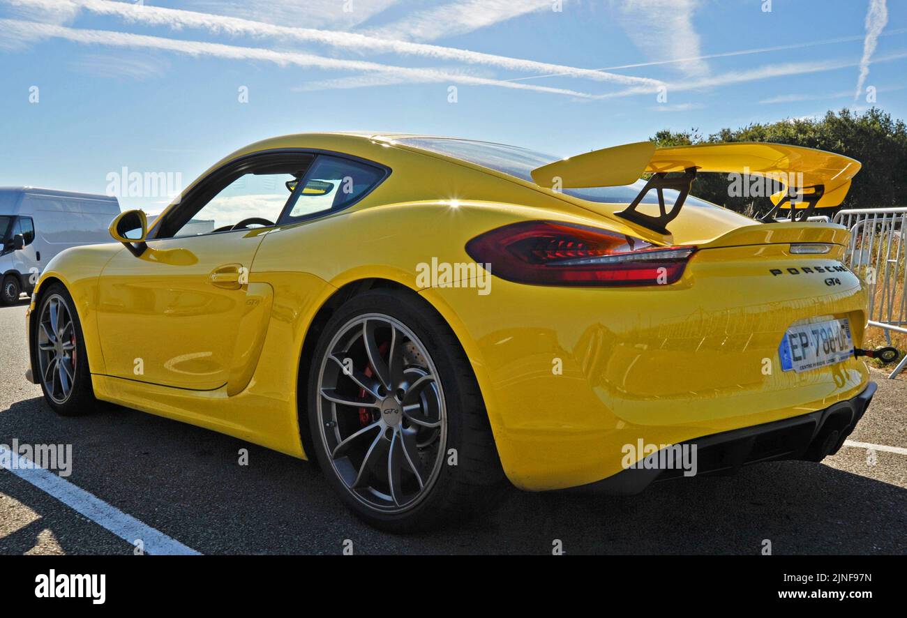 Porsche GT4 GTS Banque D'Images