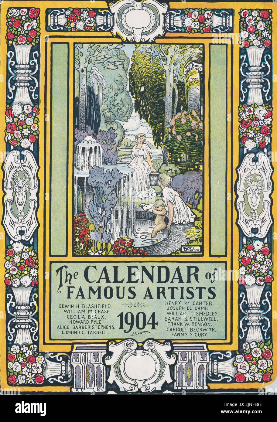 Ancien Calendrier Illustré 1904 - Ouverture De La Chasse - France Vintage