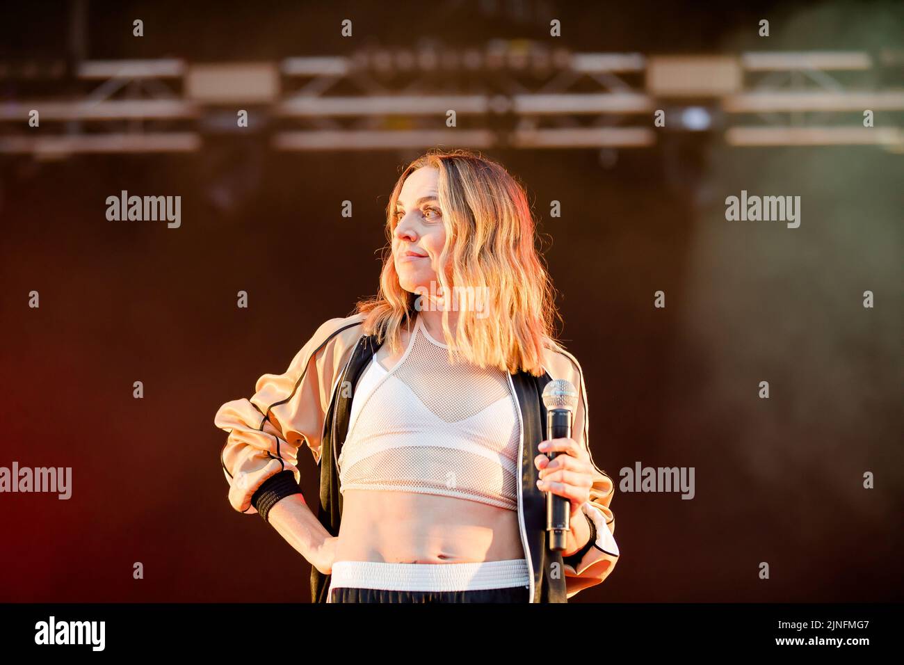 Melanie C se présente au Carfest North à Cheshire le 22nd juillet 2022. Banque D'Images Melanie C se présente au Carfest North à Cheshire le 22nd juillet 2022. Banque D'Images
