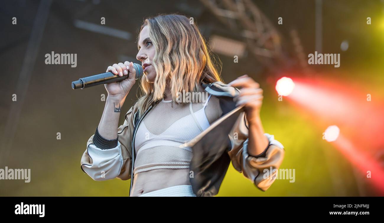 Melanie C se présente au Carfest North à Cheshire le 22nd juillet 2022. Banque D'Images Melanie C se présente au Carfest North à Cheshire le 22nd juillet 2022. Banque D'Images