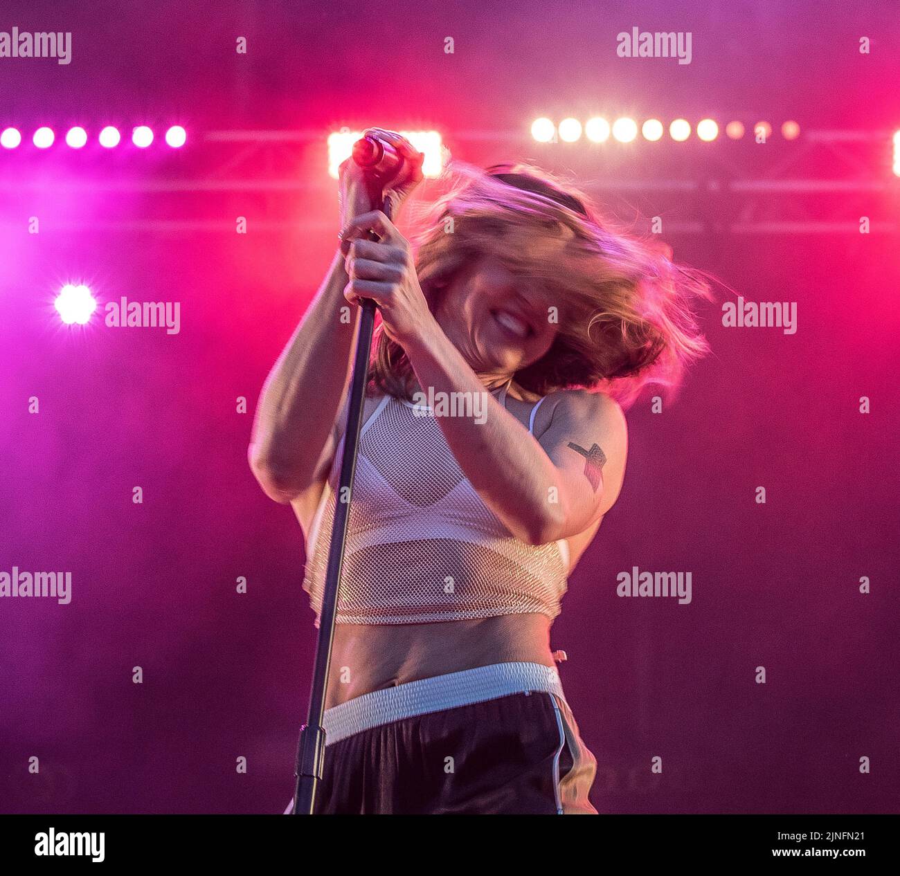 Melanie C se présente au Carfest North à Cheshire le 22nd juillet 2022. Banque D'Images Melanie C se présente au Carfest North à Cheshire le 22nd juillet 2022. Banque D'Images