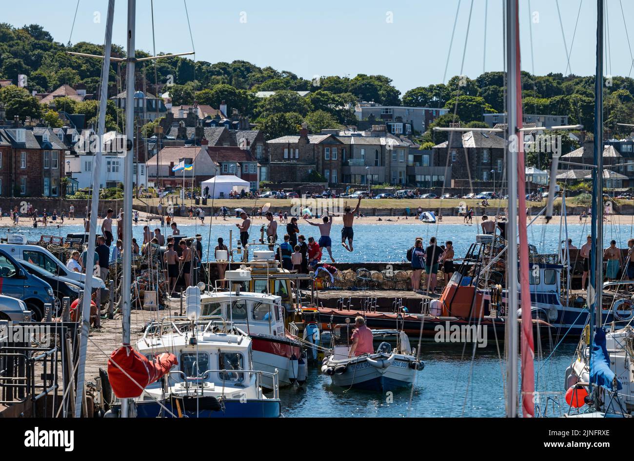 North Berwick, East Lothian, Écosse, RoyaumeUni, 11th août 2022. Météo