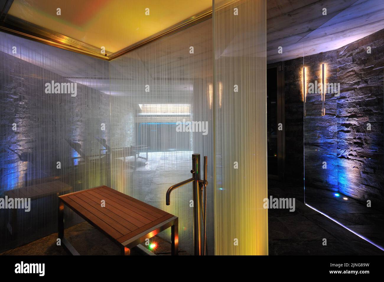 Architecture bio-durable, Mountain House. Banque D'Images