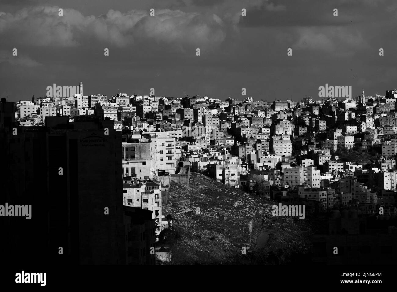 Amman, Jordanien. 11th févr. 2022. Vue sur la ville à Amman, 02/11/2022. Credit: dpa/Alay Live News Banque D'Images