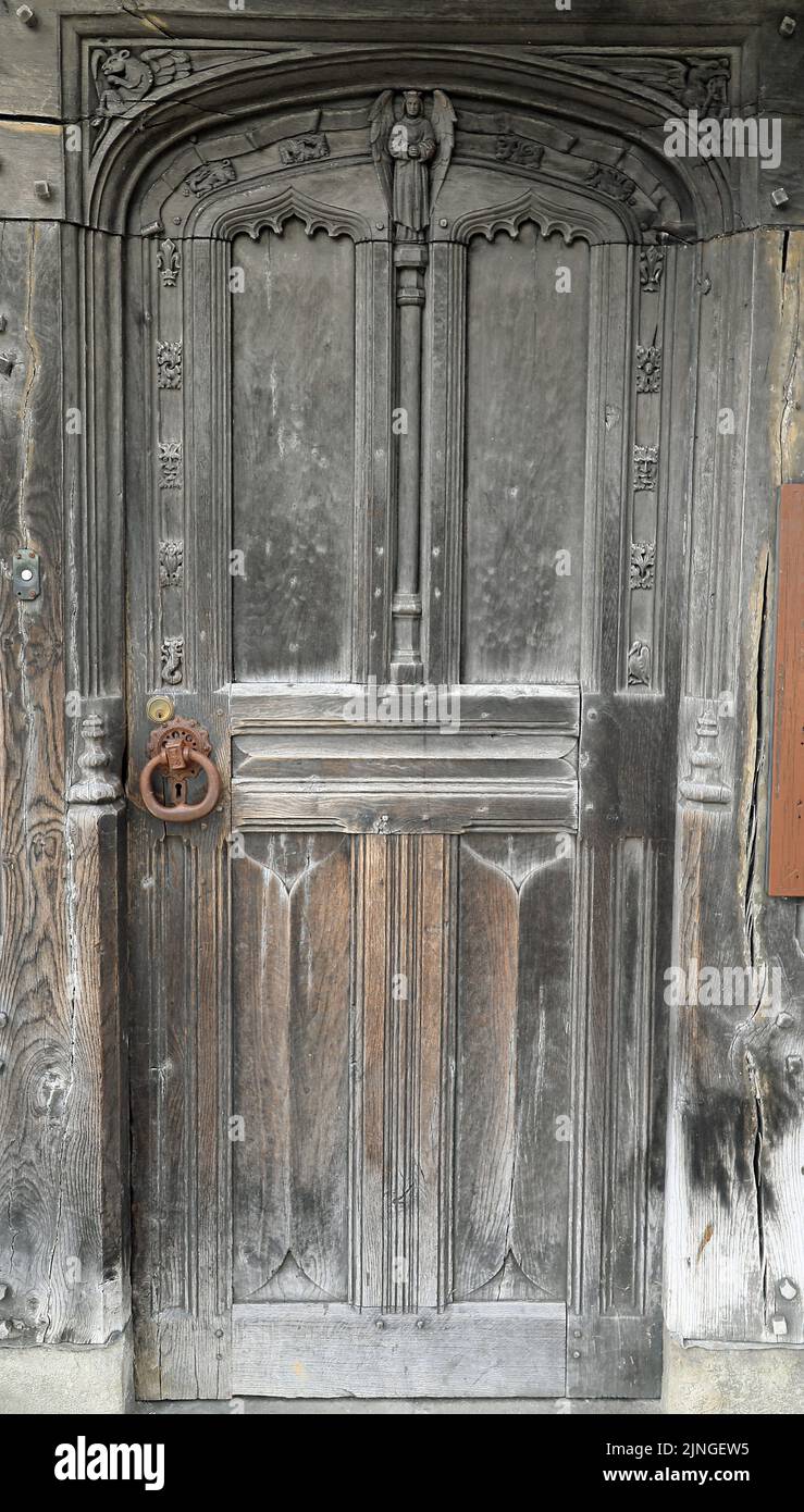 Ancienne porte à Tewkesbury, Royaume-Uni Banque D'Images