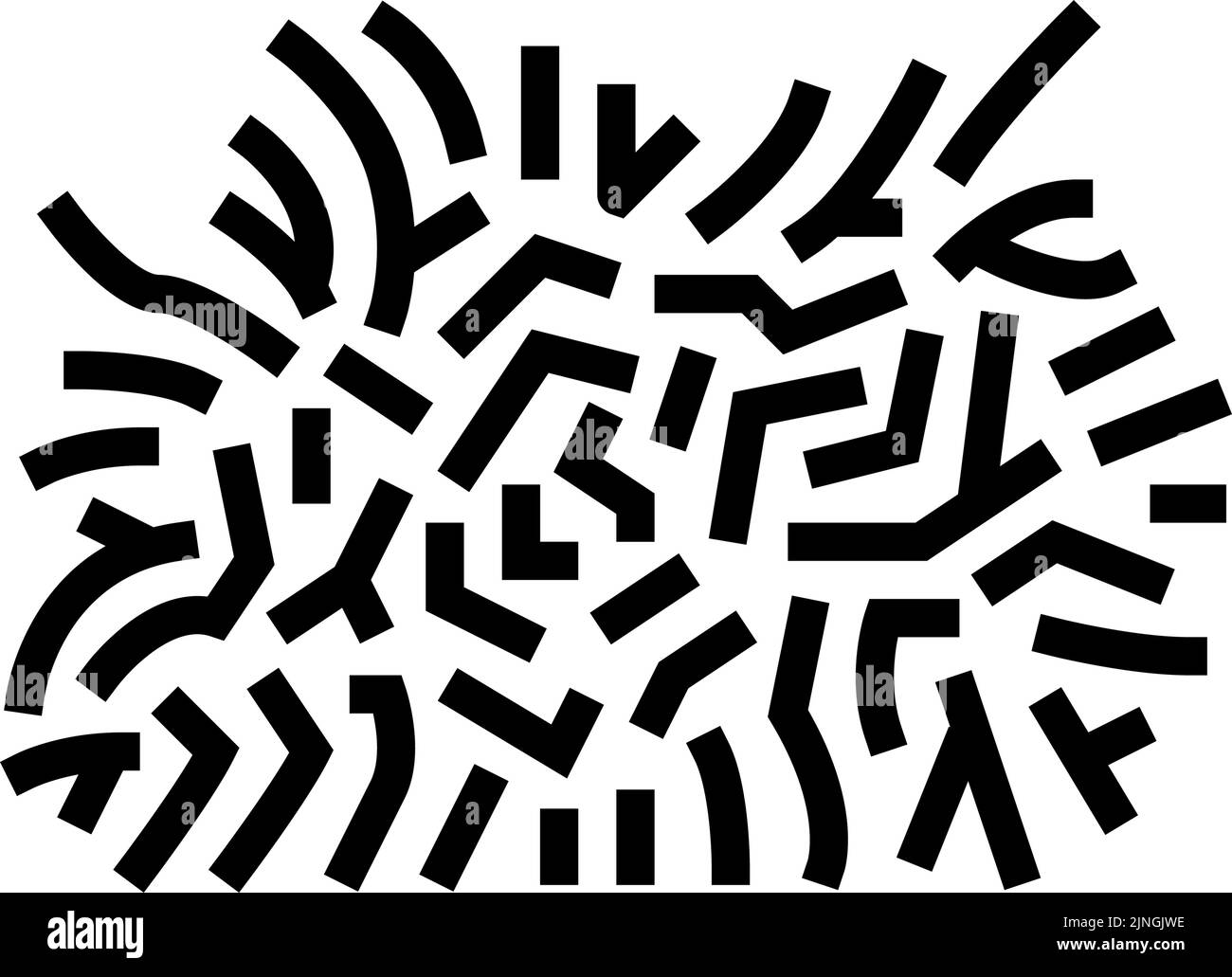 illustration vectorielle de l'icône de ligne de mousse java Illustration de Vecteur