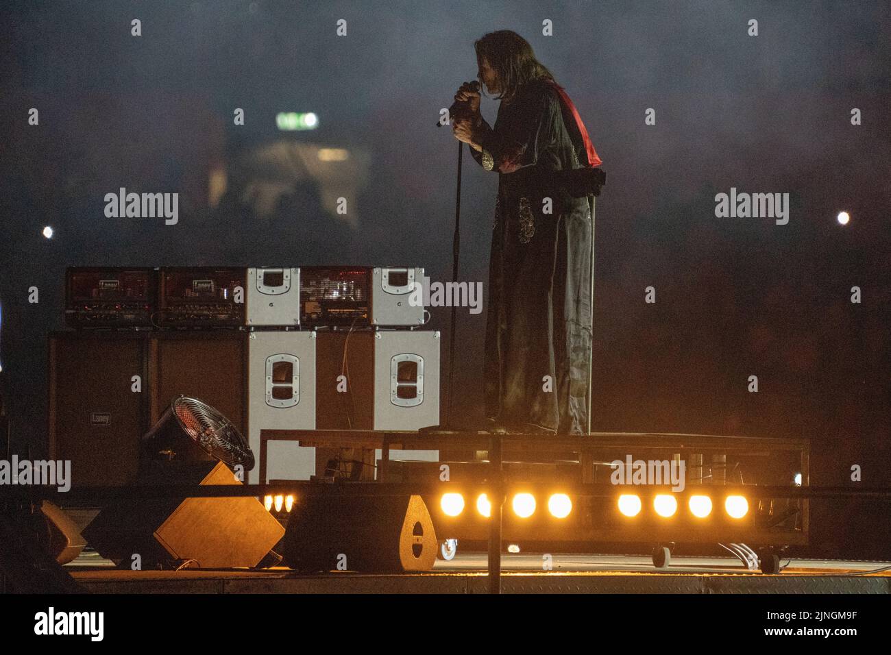 Ozzy Osbourne organise une réunion surprise du sabbat noir lors de la cérémonie de clôture des Jeux du Commonwealth de 2022 Banque D'Images