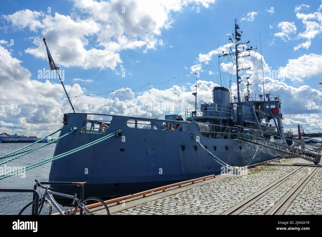 Tallinn, Estonie 2 août 2022 le navire de guerre du musée de la Marine estonienne est vu. Credit: Vadim Pacajev/Alay Live News Banque D'Images