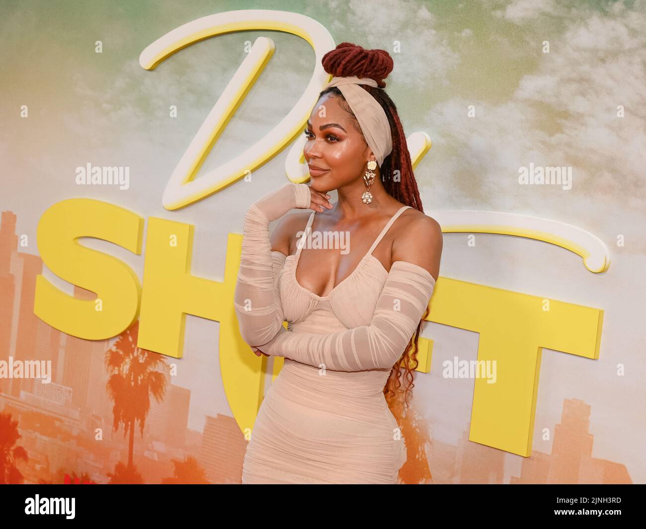 10 août 2022 - Los Angeles, Californie - Meagan Good. Première mondiale de Netflix 'Day Shift' (image de crédit : © Billy Bennight/AdMedia via ZUMA Press Wire) Banque D'Images