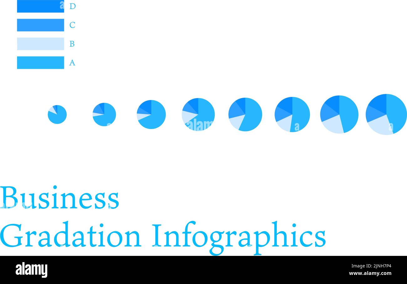 Infographies, graphiques, graphiques et tableaux bleus Illustration de Vecteur