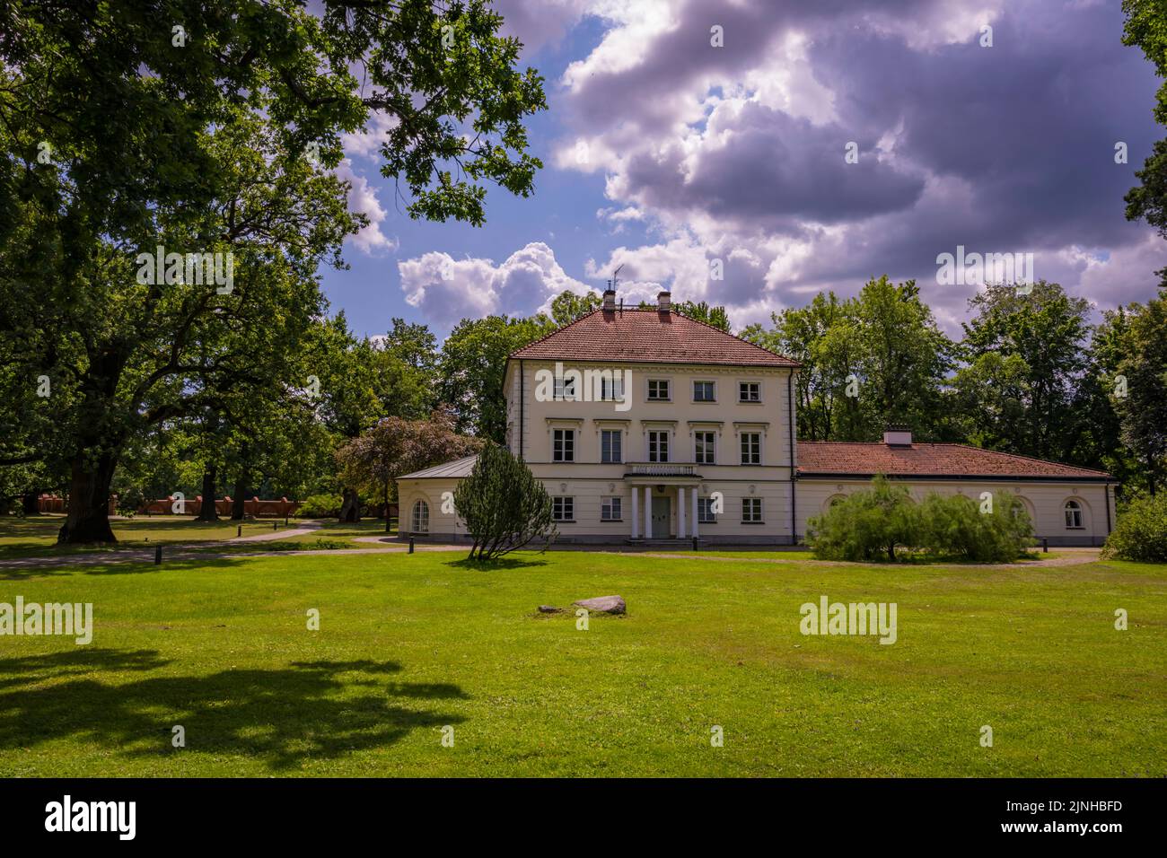 Parc avec Natolinie, Natolin Banque D'Images