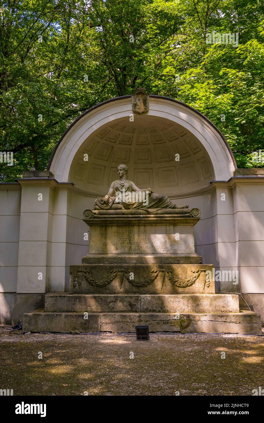 Parc avec Natolinie, Natolin Banque D'Images
