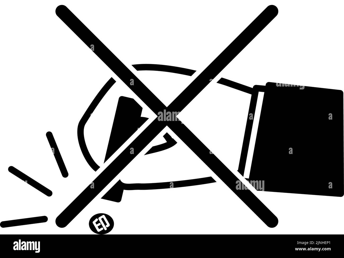 Suppression de l'estampage illustration de de-hanko - Traduction: Marque Illustration de Vecteur