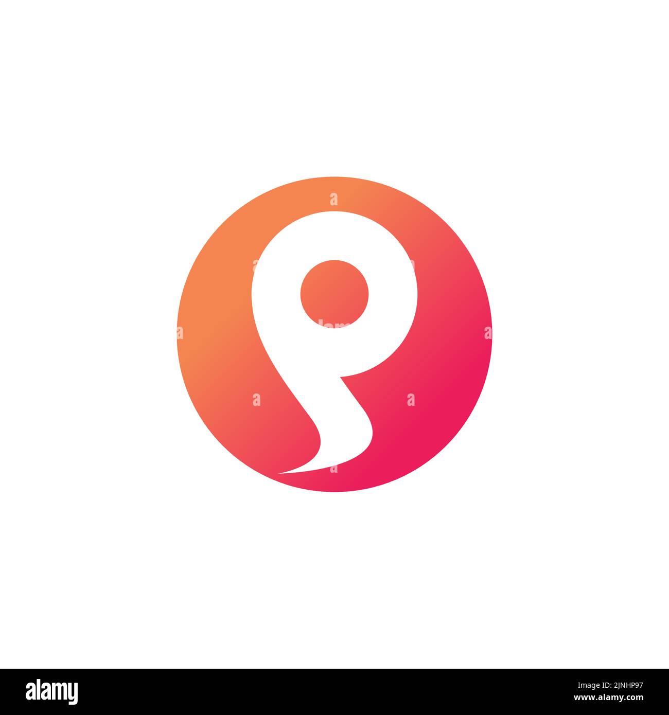 9 modèle de logo, icône de marquage Illustration de Vecteur