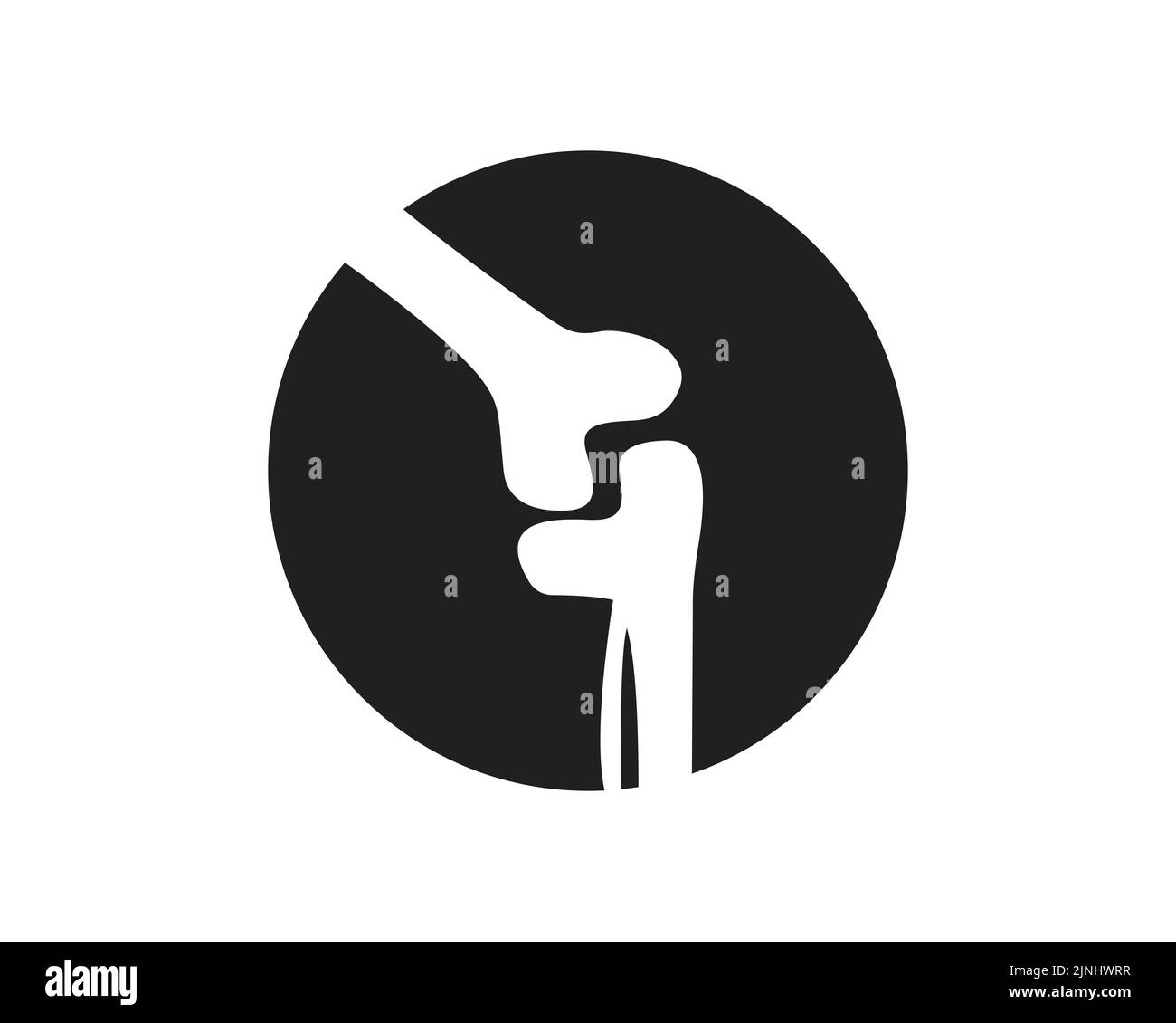 OS simples associés à l'illustration par rayons X. Illustration de Vecteur