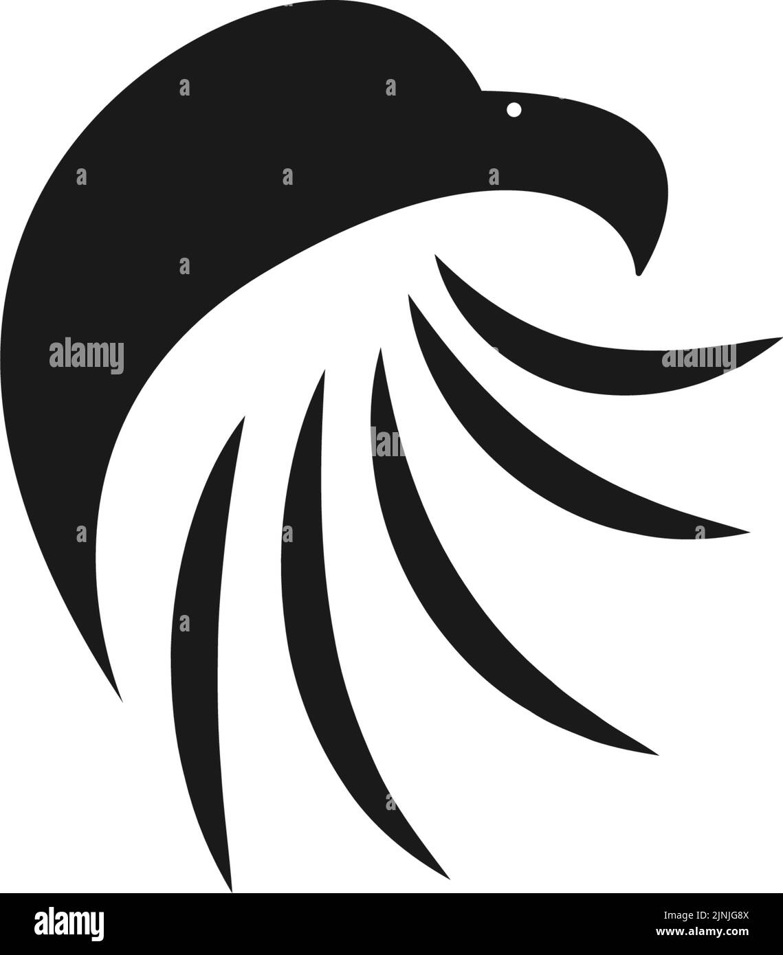 Illustration du logo Eagle Icon Illustration de Vecteur