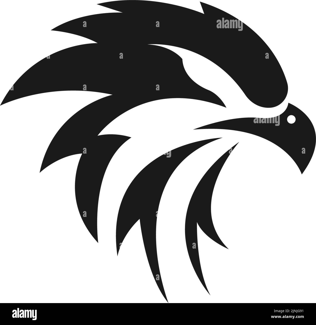 Illustration du logo Eagle Icon Illustration de Vecteur