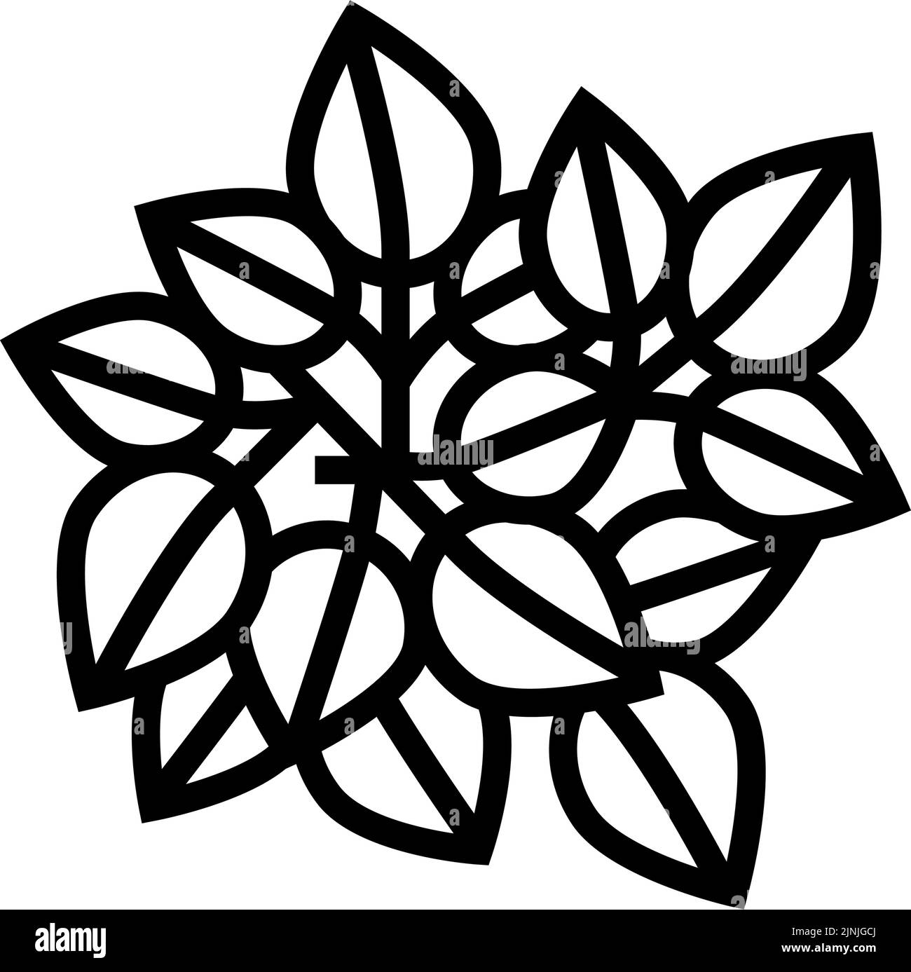 illustration du vecteur de l'icône de la ligne de poison Illustration de Vecteur