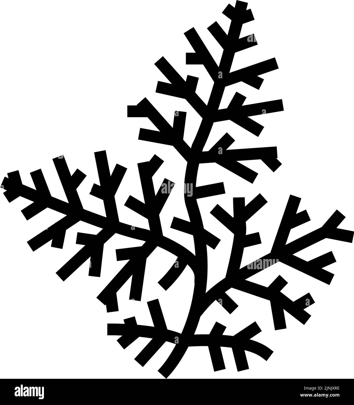 illustration du vecteur d'icône de glyphe d'eau wisteria Illustration de Vecteur