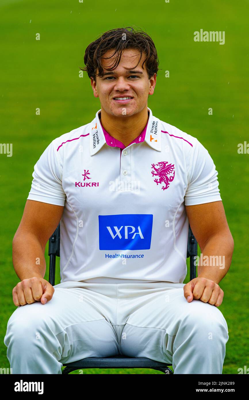 Photo du dossier datée du 04-04-2022 de will Smeed qui dit qu'il a des « aspirations dans les trois formats » après avoir fait une impression saisissante sur le match de balle blanche du cricket. Date de publication : vendredi 12 août 2022. Banque D'Images