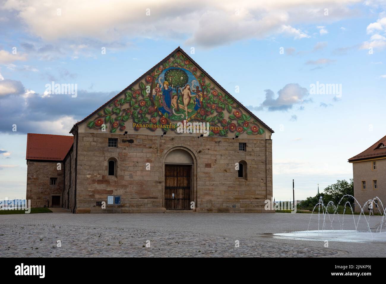 monastère église, petersberg, monastère de churchs, petersbergs Banque D'Images