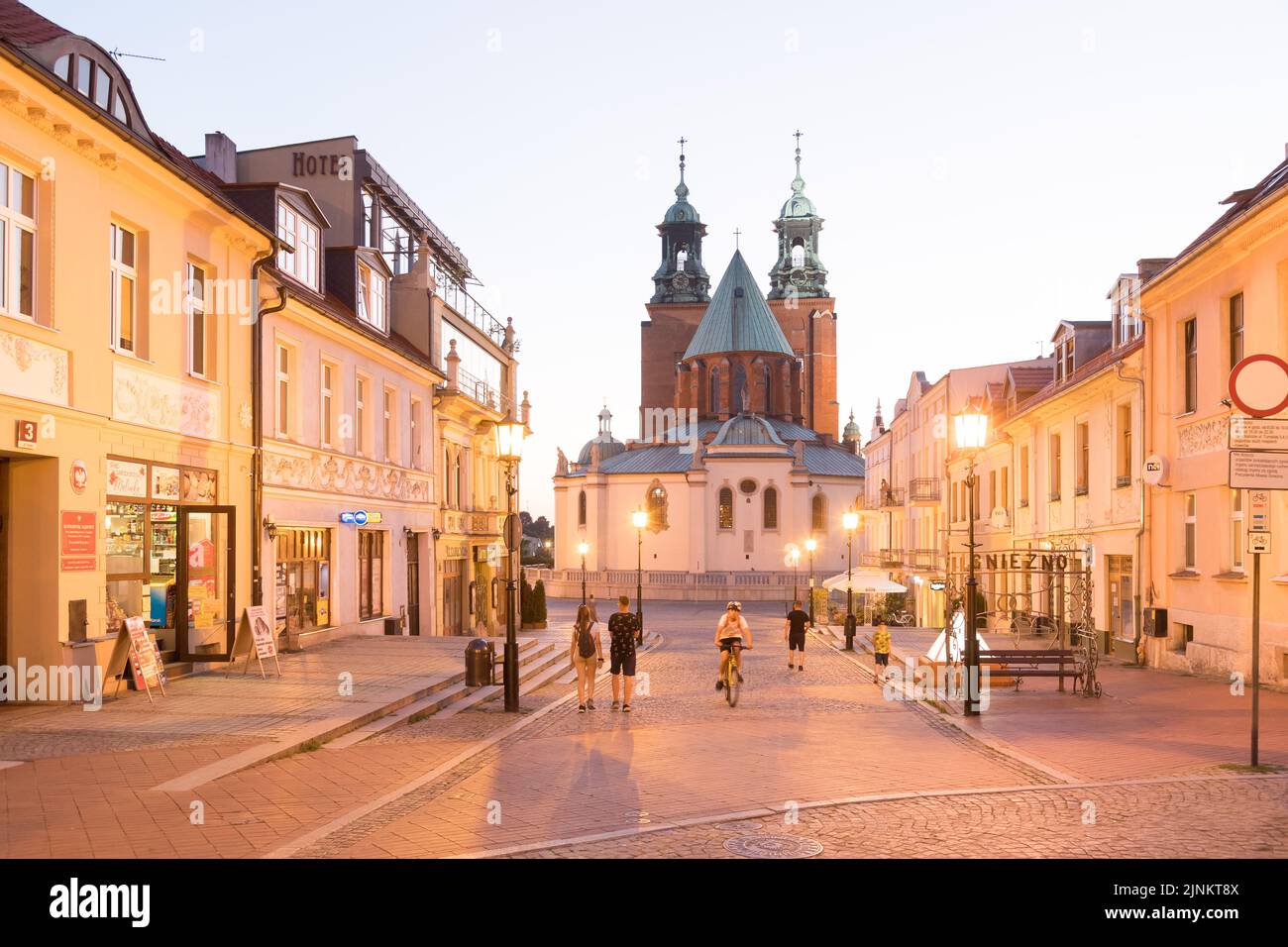 Archikatedralna Wniebowziecia Najswietszej Bazylika gothique Panny Marii Swietego Wojciecha (je La Cathédrale Basilique de l'Assomption de la Sainte V Banque D'Images