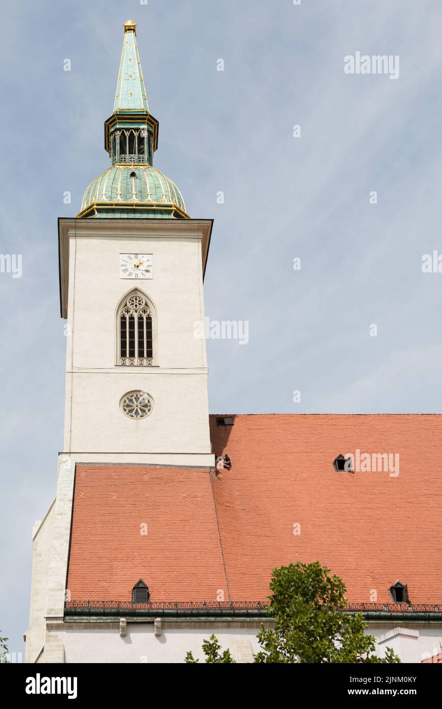 De la cathédrale Saint Martin, Bratislava, Slovaquie Banque D'Images