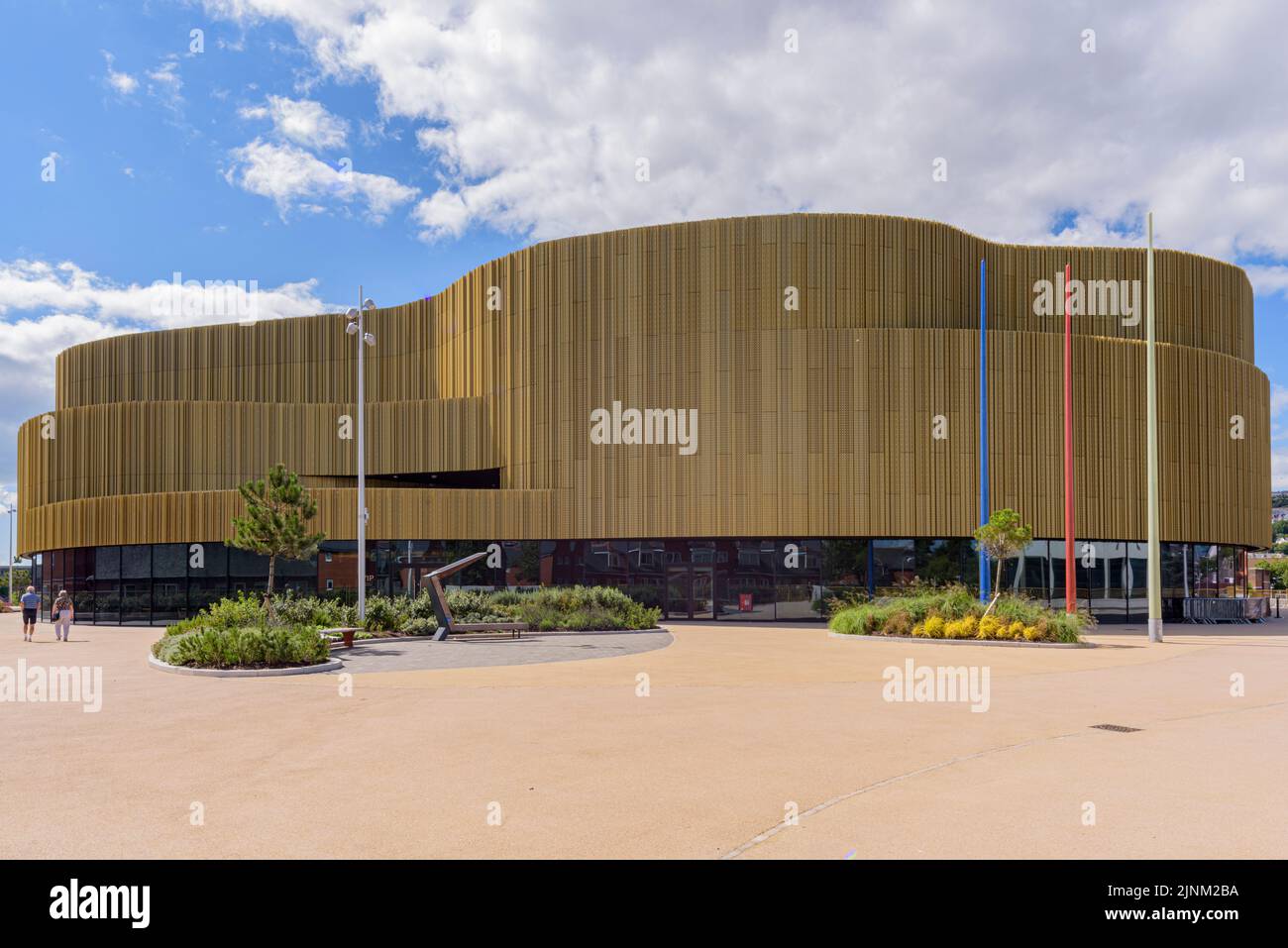 La nouvelle Swansea Arena à COPR Bay, Swansea Banque D'Images