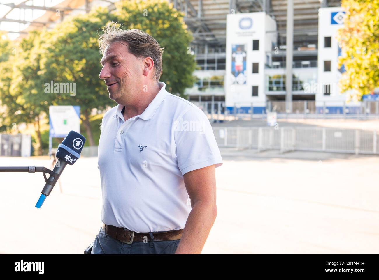 Hambourg, Allemagne. 12th août 2022. Thomas Wüstenfeld, directeur financier du club de football de deuxième division Hamburger SV, assistera à une réunion du conseil de surveillance ce soir. (À dpa 'Kühne avec méga offre à HSV - troubles avant réunion du conseil de supervision') Credit: Daniel Bockwoldt/dpa/Alay Live News Banque D'Images