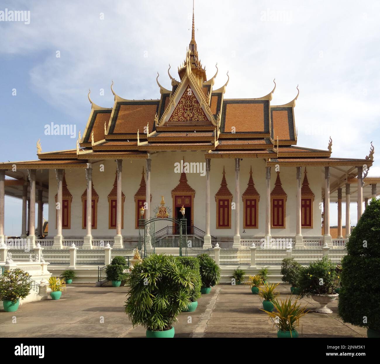 palais royal, phnom penh, palais royaux, phnom penhs Banque D'Images